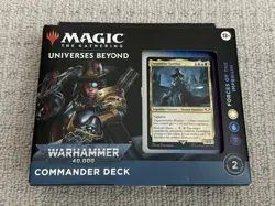 Magic The Gathering Warhammer 40K Commander Deck Forces of the Imperium Sealed 195166173467 - Image 2