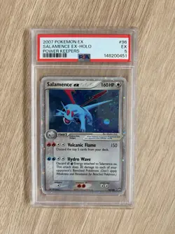 Nintendo 2007 Pokemon Salamence ex Power Keepers Holo 96/108 PSA 5 - Image 1