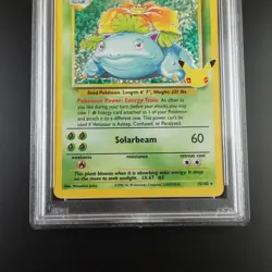 PSA 10 Venusaur 15/102 Pokemon Celebrations Classic Collection Holo Graded Card - Image 3
