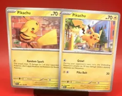 Pokemon TCG 2023 McDonald's Promo Pikachu 018/025 & 017/025 Card Lot English - Image 1