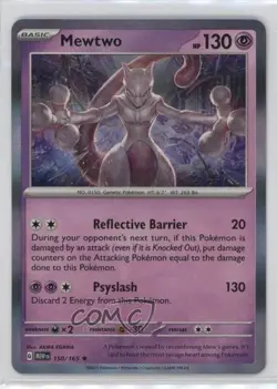 Mewtwo Pokemon Scarlet & Violet 151 MEW #150 - Image 1