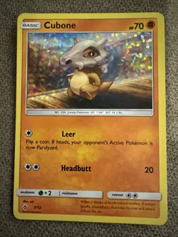 Cubone 7/12 Confetti Holo MP - McDonald's Collection 2018 - Pokemon TCG - Image 1