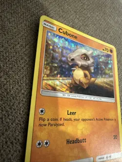 Cubone 7/12 Confetti Holo MP - McDonald's Collection 2018 - Pokemon TCG - Image 2