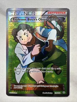 Professor Birch's Observations 159/160 XY-Primal Clash Full Art Pokemon Card - Image 1