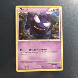 Pokemon Gastly 63/102 Triumphant Non-Holo LP Card NM - Image 1
