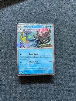 Inteleon - MEP 002 - Mega Evolution Stamped Black Star Promo - Pokemon Card - Image 1