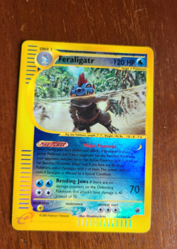 Pokemon TCG Feraligatr Reverse Holo Rare 12/165 Expedition WOTC - NM - Image 1