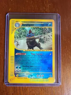 Pokemon TCG Feraligatr Reverse Holo Rare 12/165 Expedition WOTC - NM - Image 4