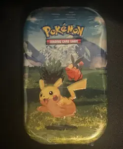 Pokemon TCG Mini Tin Pikachu - 2 Booster Packs New Factory Sealed - Image 1
