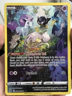 Mew GG10/GG70 Holo Pokemon Crown Zenith Galarian Gallery 2023 NM - Image 1