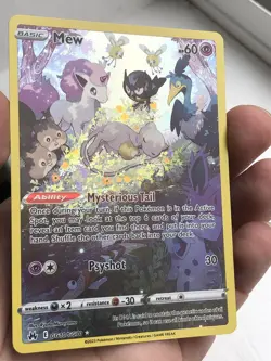 Mew GG10/GG70 Holo Pokemon Crown Zenith Galarian Gallery 2023 NM - Image 2