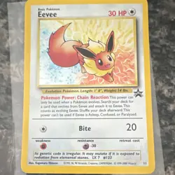 Wizards of the Coast Eevee 11/64 Jungle Non-Holo Uncommon English 2000 30HP - Image 1