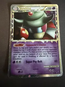 Pokemon Slowking Prime Undaunted Card 85/90 Ultra Rare Holo MP - Image 1
