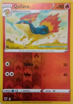 024/189 QUILAVA REVERSE HOLO ASTRAL RADIANCE POKEMON CARD - Image 1