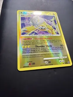 Pokemon TCG Raikou Reverse Holo Foil 2007 Secret Wonders Set 16/132 - MINTY - Image 2