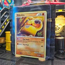 Makuhita Undaunted Pokemon TCG 55/90 HeartGold & SoulSilver Common - Image 2