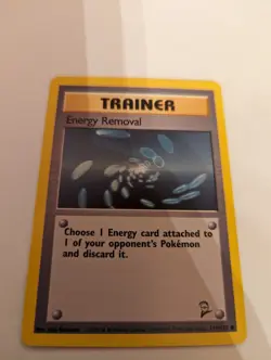 Energy Removal 119/130 Base Set 2 Unlimited Common Pokemon TCG - Image 1