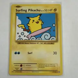 The Pokemon Company Surfing Pikachu 111/108 XY Evolutions Secret Rare Regular EN - Image 1