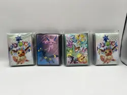 Pokemon Eeveelutions Card Deck Sleeves Lot Of 4 Eevee Sylveon Umbreon Jolteon - Image 1