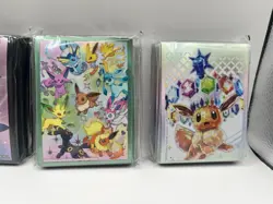 Pokemon Eeveelutions Card Deck Sleeves Lot Of 4 Eevee Sylveon Umbreon Jolteon - Image 3