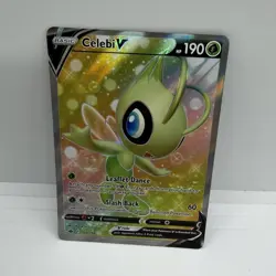 Pokemon Celebi V Ultra Rare Full Art Holo 160/198 Chilling Reign HP 190 - Image 1