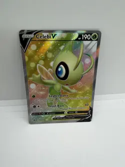 Pokemon Celebi V Ultra Rare Full Art Holo 160/198 Chilling Reign HP 190 - Image 2