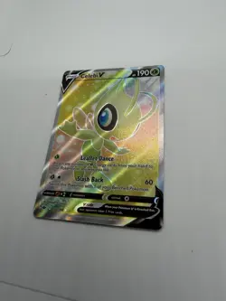 Pokemon Celebi V Ultra Rare Full Art Holo 160/198 Chilling Reign HP 190 - Image 4