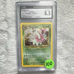 Meganium Neo Genesis 10/111 Holo CGC 8.5 Pokemon 2000 - Image 1