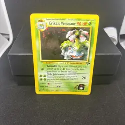 Pokemon Card Erika's Venusaur 4/132 Gym Challenge Holo Rare Heavily Played - Image 1