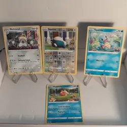 Pokemon TCG GO Melmetal Snorlax Squirtle Magikarp Card Lot 4 Cards English - Image 1