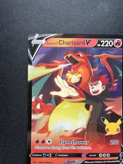 Pokemon Lance's Charizard V Sword & Shield Promo Holo SWSH133 - Image 4