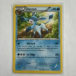 Glaceon 19/111 XY Furious Fists Rare Regular Stage 1 90 HP English Pokemon Card - Image 1