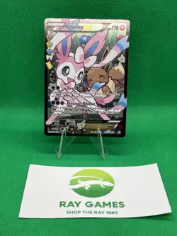 Pokemon TCG Sylveon EX RC32/RC32 Generations Radiant Collection Full Art Holo MP - Image 1