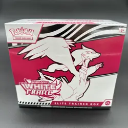 Pokemon TCG Scarlet & Violet White Flare ETB Elite Trainer Box Factory Sealed - Image 1