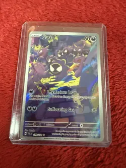 Pokemon TCG Gastly Illustration Rare IR Holo Card 177/162 - Image 1