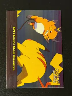EP14 Electric Shock Showdown Holo Pokemon Topps - Image 1