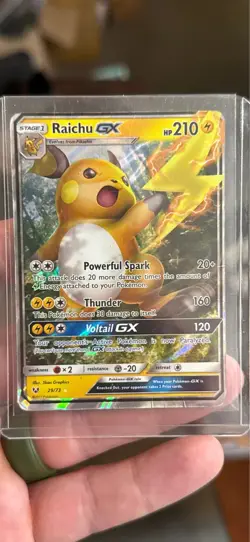 Raichu 29/73 Shining Legends Ultra Rare MP Pokemon TCG - Image 1