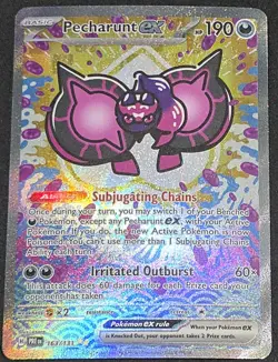 Pecharunt ex 163/131 Prismatic Evolutions Holo NM/M- Pokemon TCG - Image 1