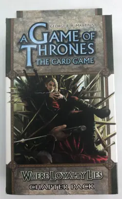 Game of Thrones Where Loyalty Lies Chapter Pack CCG Card Game Deck Set - Image 1