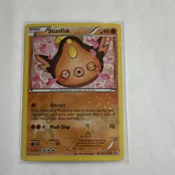Pokemon Company Stunfisk Legendary Treasures Radiant RC12/RC25 Holo Unc 2013 - Image 1