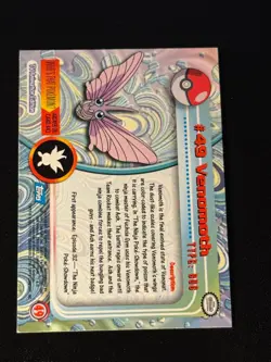 Venomoth 49 Pokemon Topps Holo - Image 2