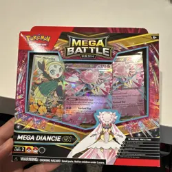 Pokemon TCG Mega Battle Deck Mega Diancie EX MELOETTA IR PROMO NEW - Image 1