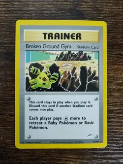Pokemon Neo Destiny Broken Ground Gym 92/105 Non Holo - Image 1