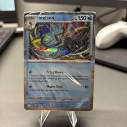 Pokemon TCG Inteleon, 002 Black Star Promo, Mega Evolution Stamped *SEALED* - Image 1