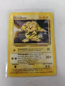Pokemon TCG 1999-2000 Electabuzz (SPANISH) 20/102 Base Set Moderately Played MP - Image 1