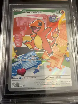 Pokemon TCG Charmander Promo Holo BGS 9.5 Gem Mint Black Star 038 1st Partners - Image 5