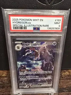 PSA 9 2025 POKEMON WHT EN-WHITE FLARE | SIR HYDREIGON EX 169 - Image 1