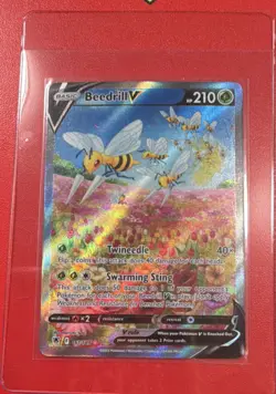 Pokemon Beedrill V Alternate Art Astral Radiance 161/189 210 HP - Image 1