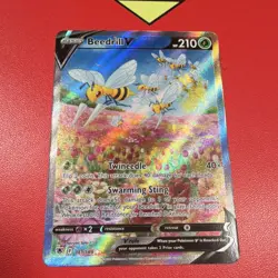 Pokemon Beedrill V Alternate Art Astral Radiance 161/189 210 HP - Image 3