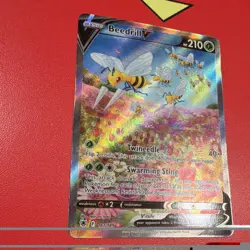 Pokemon Beedrill V Alternate Art Astral Radiance 161/189 210 HP - Image 4